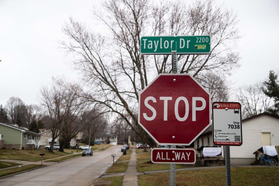 Taylor Drive is seen in Iowa City on Thursday, March 24, 2022. Higher density housing is being brought to Taylor Drive, as well as Davis Street, after the Iowa City city council won a $100,000 grant intended to bring equity and affordable housing in the city.