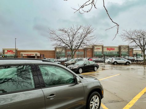 HyVee on Waterfront Drive in Iowa City is seen on Wednesday, April 13, 2022.