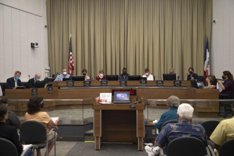 The Iowa City City Council on Tuesday, Aug. 16, 2022. The councils formal meeting centered on a decision of whether or not to remove Truth and Reconciliation Commission member Amel Ali from the commission.