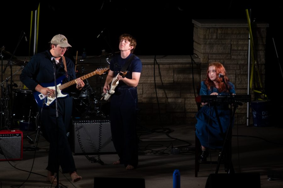 24thankyou performs during Battle of the Bands at the Iowa Memorial Union Amphitheater on Wednesday, Aug. 31, 2022.