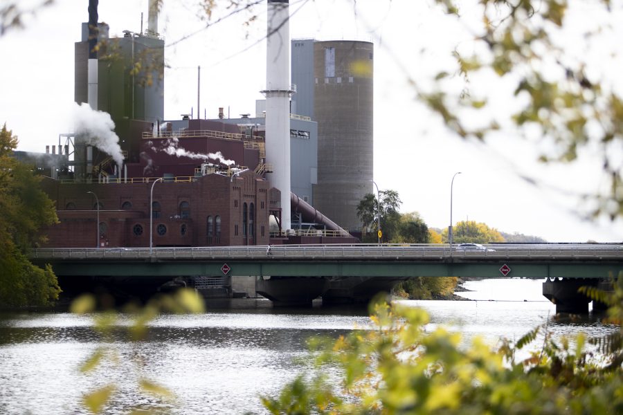 The Burlington Street bridge is seen on Oct. 16, 2022. The bridge will be improved as part of a $300,000 grant given to Johnson County.