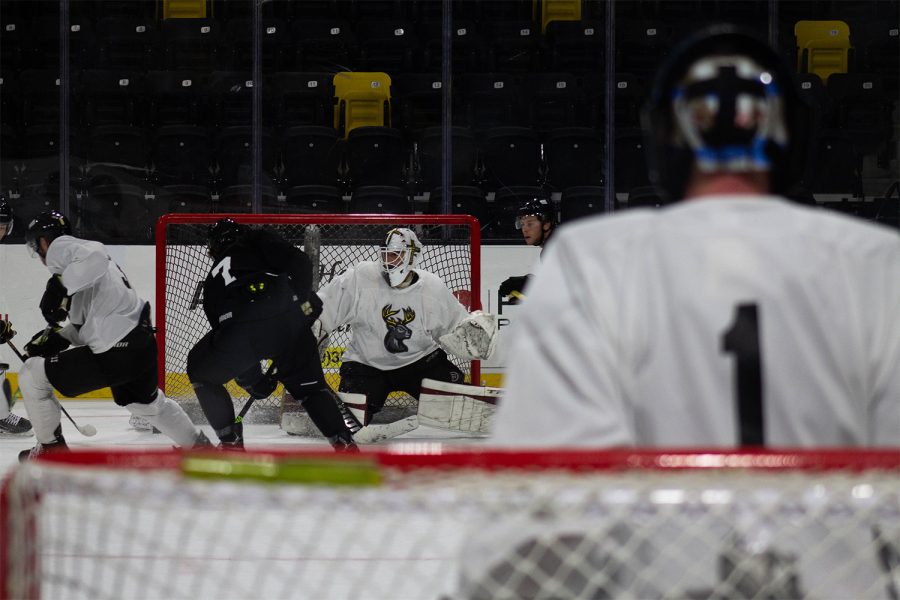 The Heartlanders held a practice at Xtream Arena in Coralville on Monday, Oct. 10, 2022.