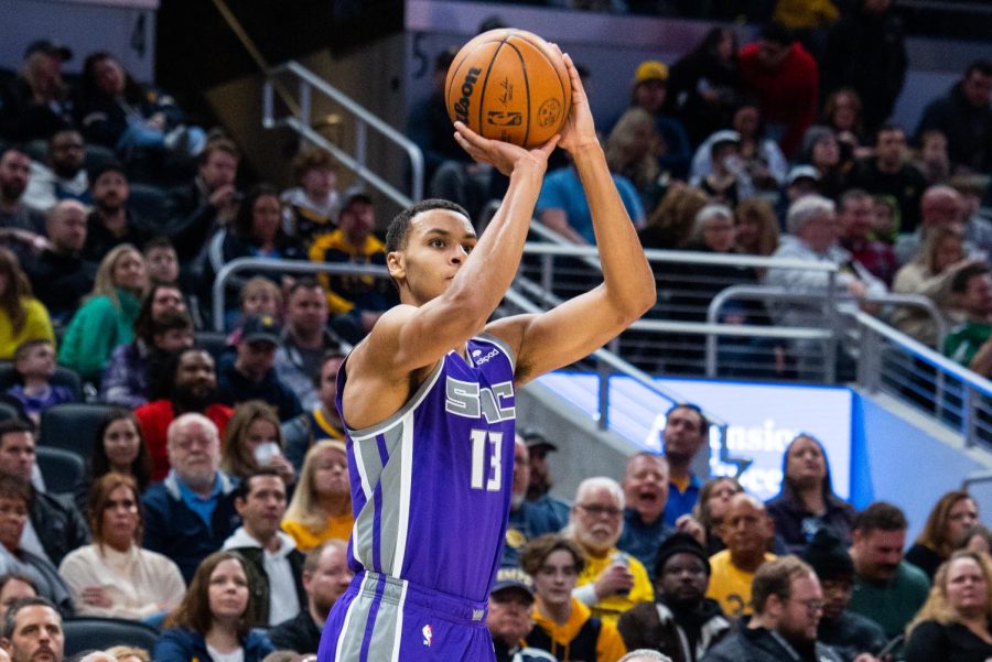Feb+3%2C+2023%3B+Indianapolis%2C+Indiana%2C+USA%3B+Sacramento+Kings+forward+Keegan+Murray+%2813%29+shoots+the+ball+in+the+second+half+against+the+Indiana+Pacers+at+Gainbridge+Fieldhouse.+