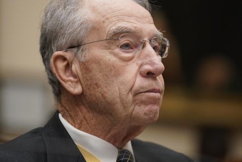 Sen. Chuck Grassley, R-Iowa, testifies during a hearing from the newly formed Select Subcommittee on the Weaponization of the Federal Government on February 9, 2023 in Washington. 