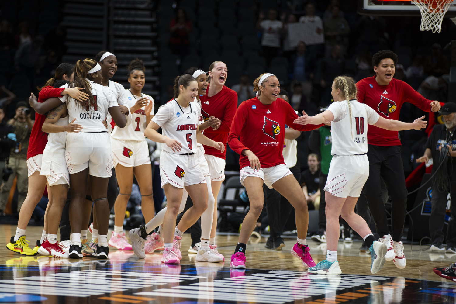 Louisville Cardinals Sweet 16 2023 NCAA Women's Basketball