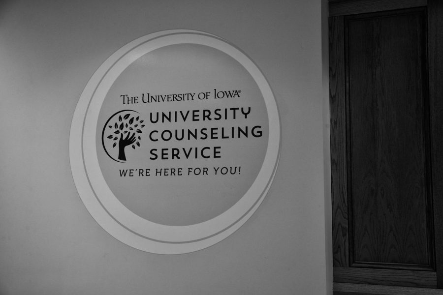 University of Iowa Counseling Services is seen at the Old Capitol Mall on Wednesday Feb. 22, 2023.