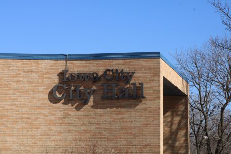 The Iowa City City Hall is seen in Iowa City on Wednesday, March 2, 2023.