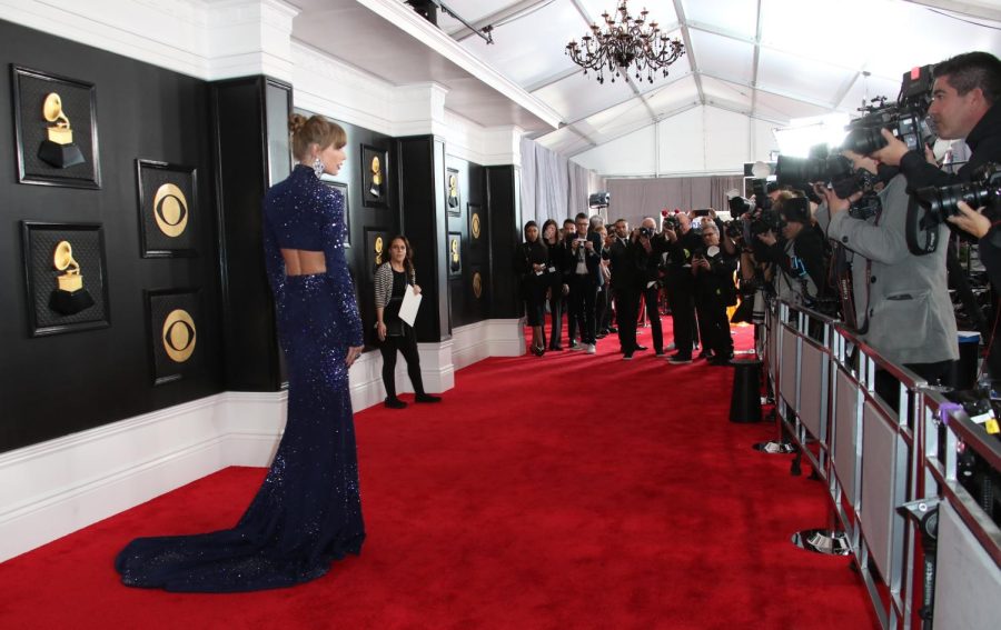 Feb 5, 2023; Los Angeles, CA, USA; Taylor Swift at the 65th Annual Grammy Awards at Crypto.com Arena in Los Angeles on Sunday, Feb. 5, 2023.