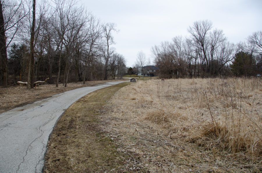 The Willow Creek Trail is seen in Iowa City on Wednesday, March 8, 2023.