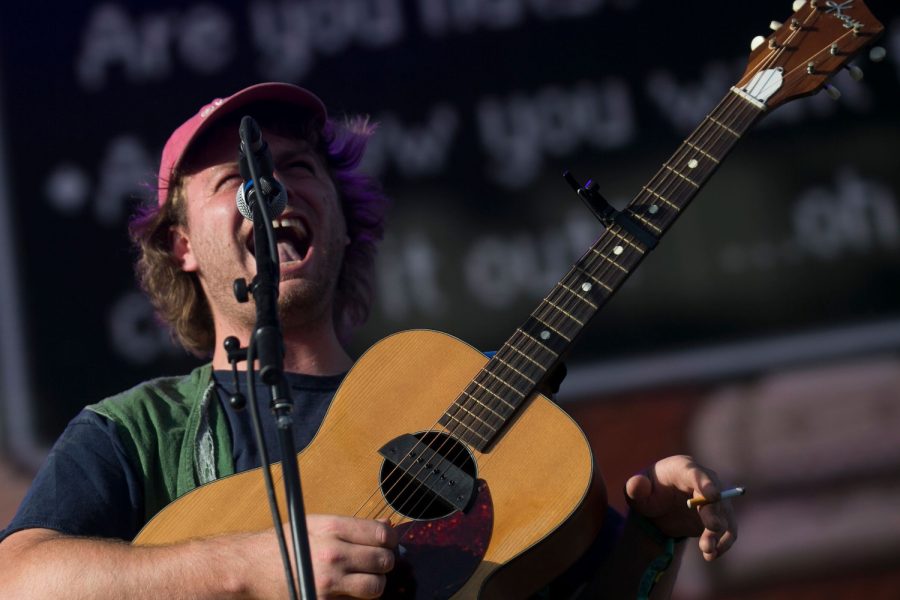 Mac DeMarco performs on the outdoor stage at at Coachella Valley Music and Arts Festival in Indio, Calif. on Sat. April 20, 2019.