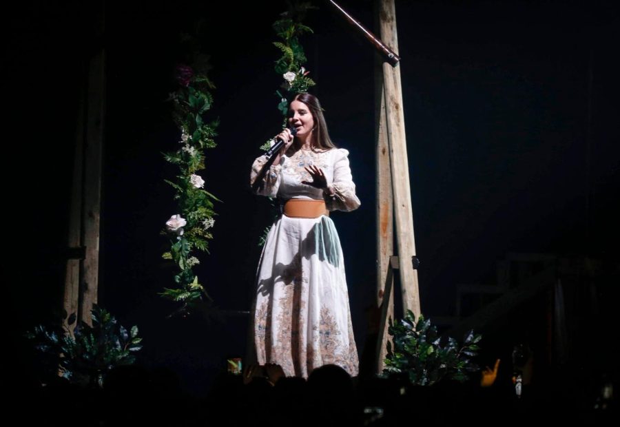 Musician Lana Del Rey performed at Veterans Auditorium in Des Moines on Sunday, Nov. 10, 2019.