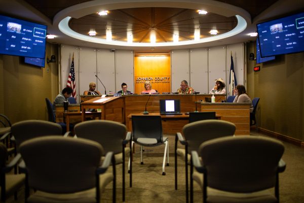 A Johnson County Board of Supervisors meeting is held at the Johnson County Administration Building in Iowa City on Wednesday, Aug. 30, 2023. 