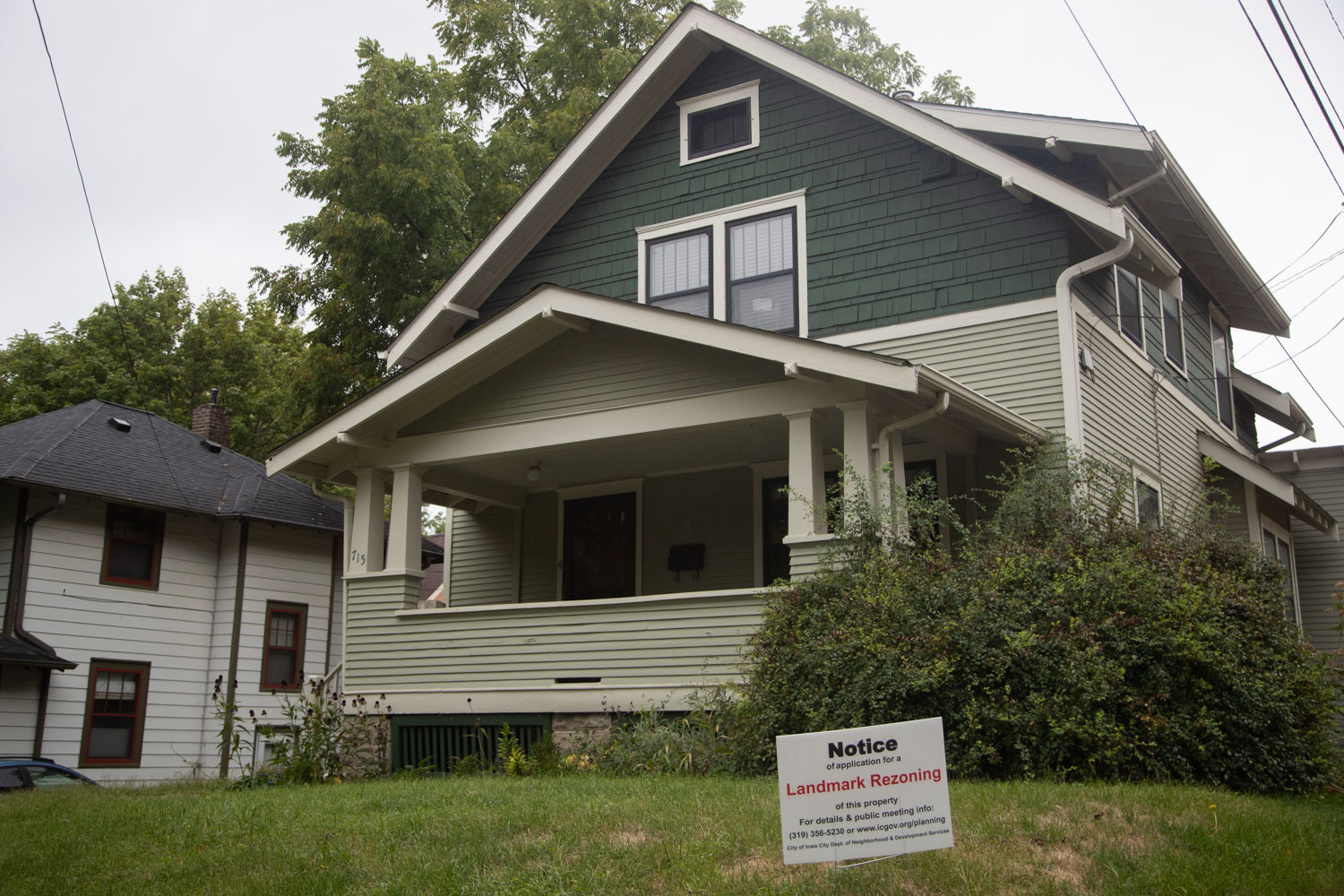The original Emma Goldman Clinic location at 715 North Dodge St. is seen in Iowa City on Monday, Sept. 11, 2023. 