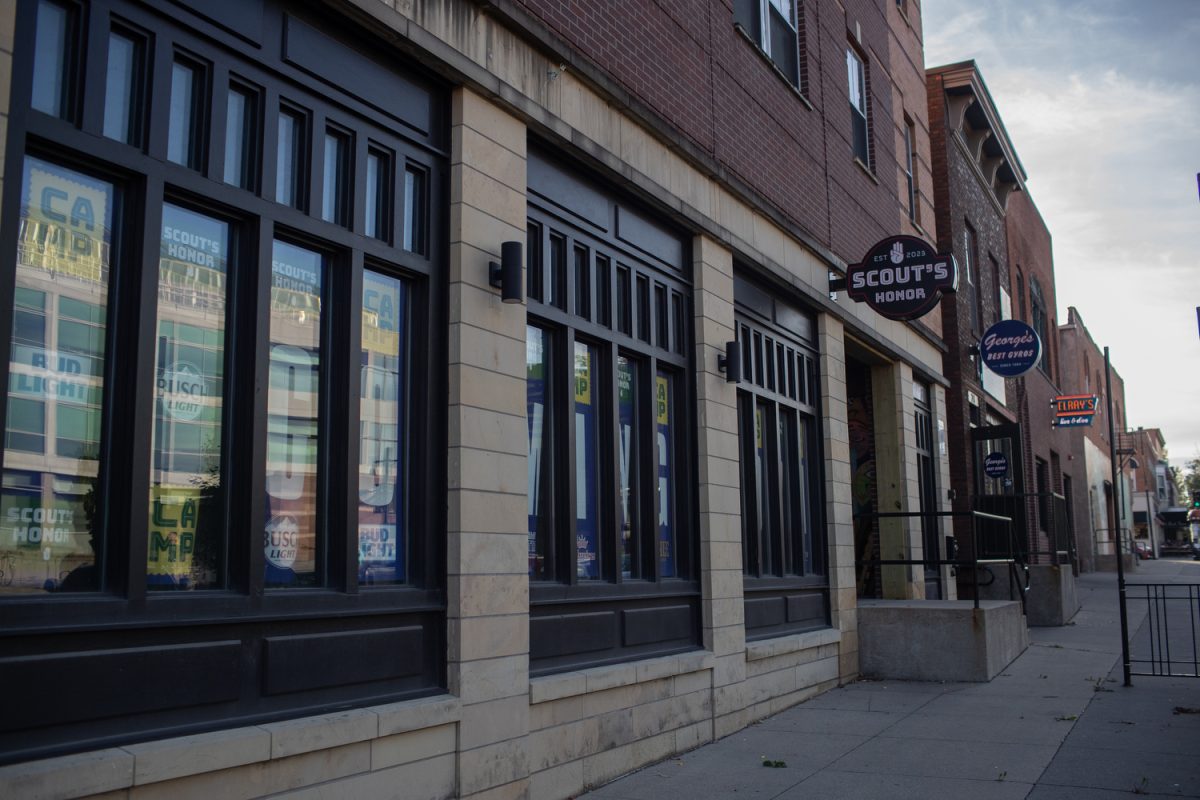Camp Bar, a new bar in Iowa City, is seen on Tuesday Oct. 17, 2023.