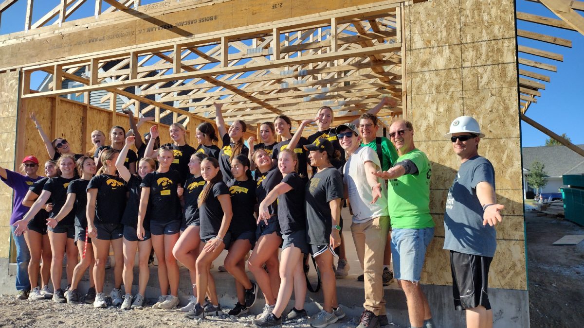 Photo contributed by Scott Hawes, the Executive Director of Iowa Valley Habitat for Humanity