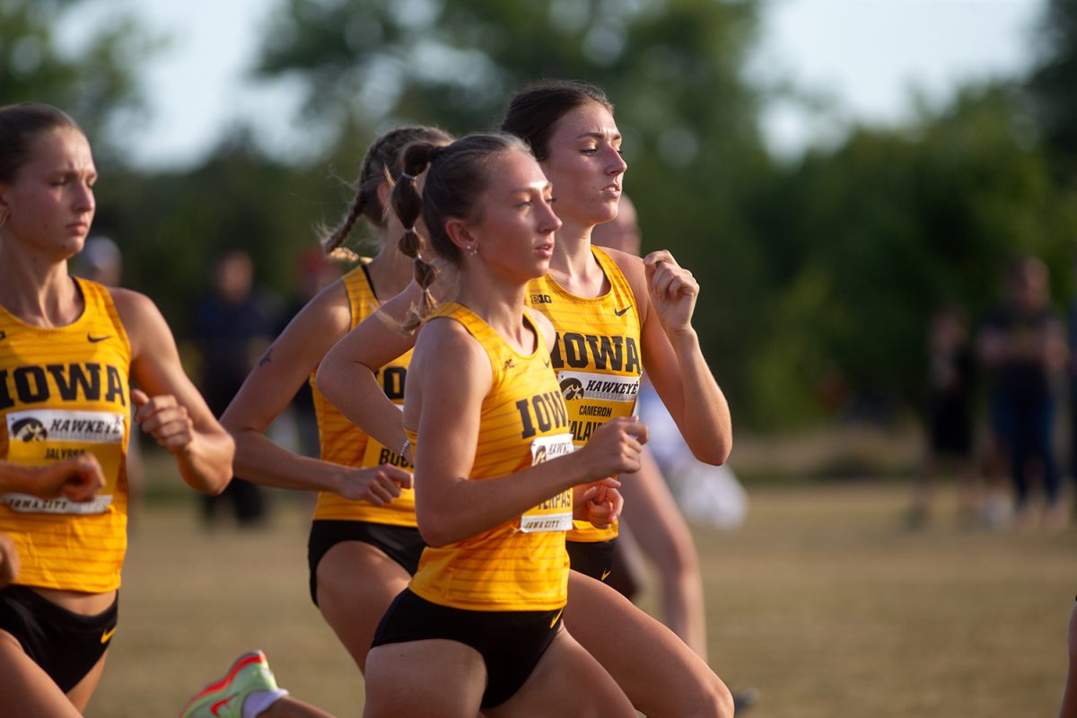Iowas+Cameron+Kalaway+compete+in+the+Hawkeye+Invitational+at+Ashton+Cross-Country+Course+in+Iowa+City+on+Friday+Sept.+1%2C+2023.
