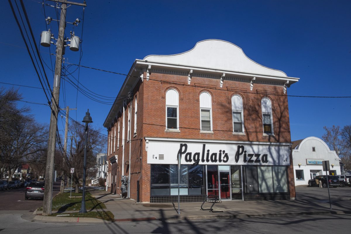 Pagliai’s Pizza is seen in Iowa City on Wednesday, Nov. 29, 2023. 