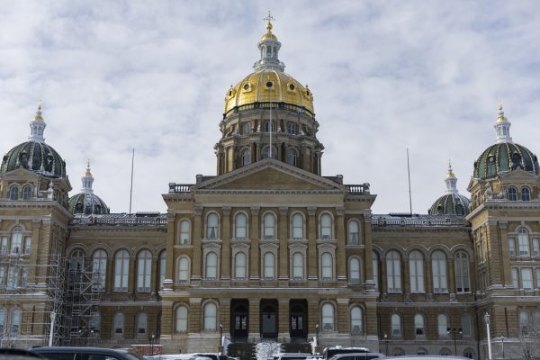 The Iowa State Capitol is seen in Des Moines on Wednesday, Jan. 10, 2024. 