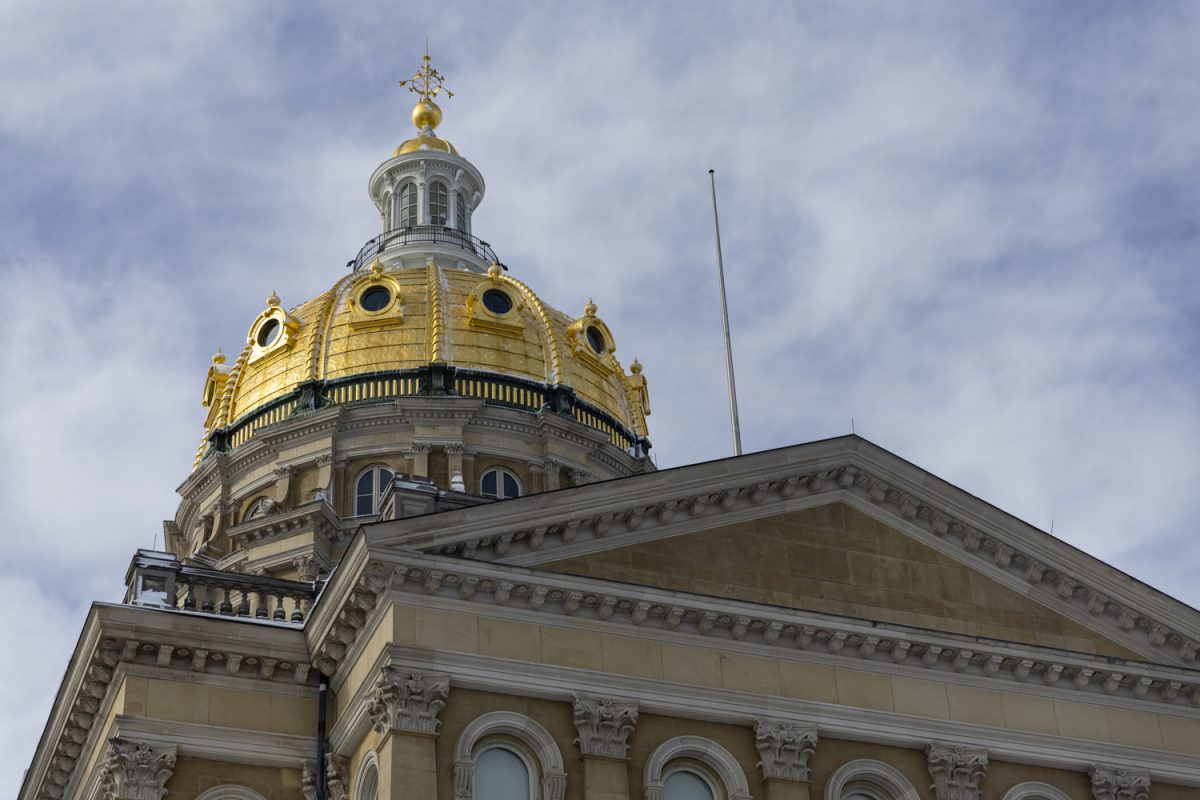 The Iowa State Capitol is seen in Des Moines on Wednesday, Jan. 10, 2024. 