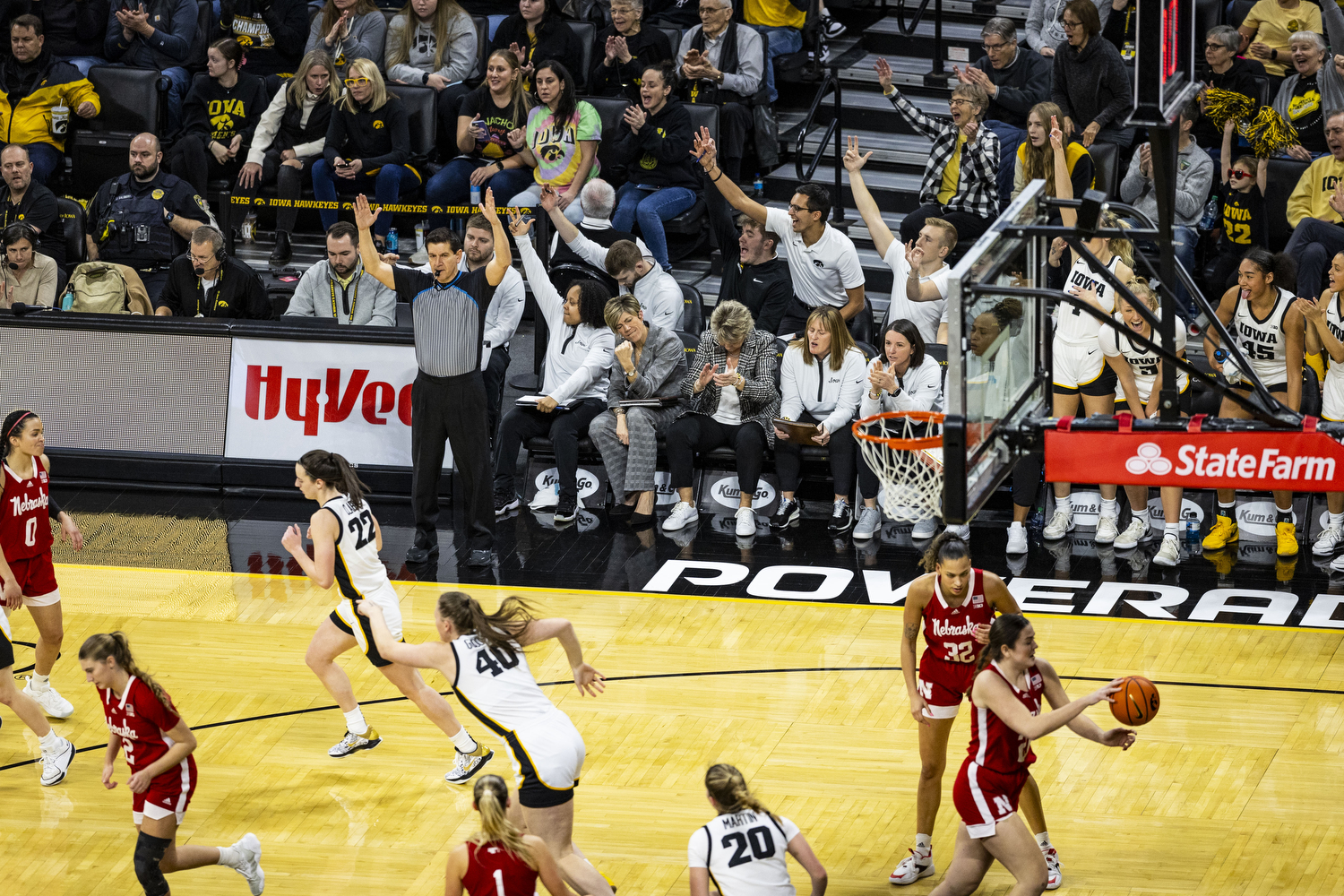 No. 5 Iowa women's basketball awakens late for bounce-back win over  Nebraska - The Daily Iowan