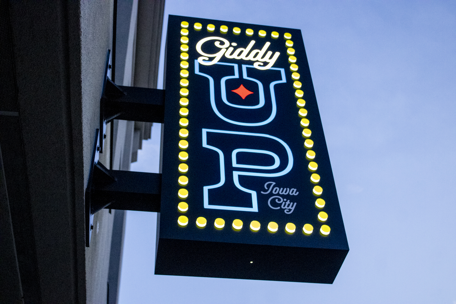 Giddy Up, a country-themed bar on Clinton St., prepares to open this month in downtown Iowa City on Wednesday, Feb. 7th. The new establishment takes the place of where the sports bar Pints used to be.