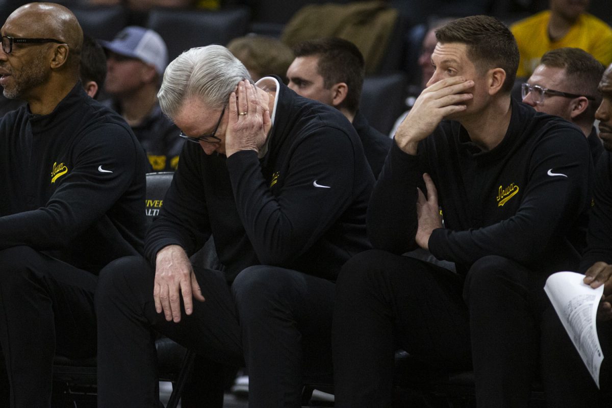 Iowa+Head+Coach+Fran+McCaffery+hold+his+head+during+a+men%E2%80%99s+basketball+game+between+Minnesota+and+Iowa+at+Carver-Hawkeye+Arena+on+Sunday%2C+Feb.+11%2C+2024.+The+Gophers+lead+51-38+at+half%0A%0A%28Carly+Schrum%2FThe+Daily+Iowan%29