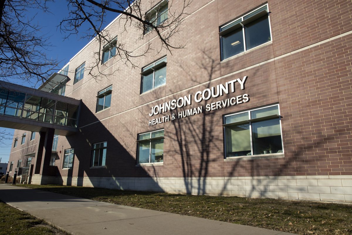 The Johnson County Health and Human Services building is seen on Thursday, Feb. 15, 2024. (Sahithi Shankaiahgari/The Daily Iowan)