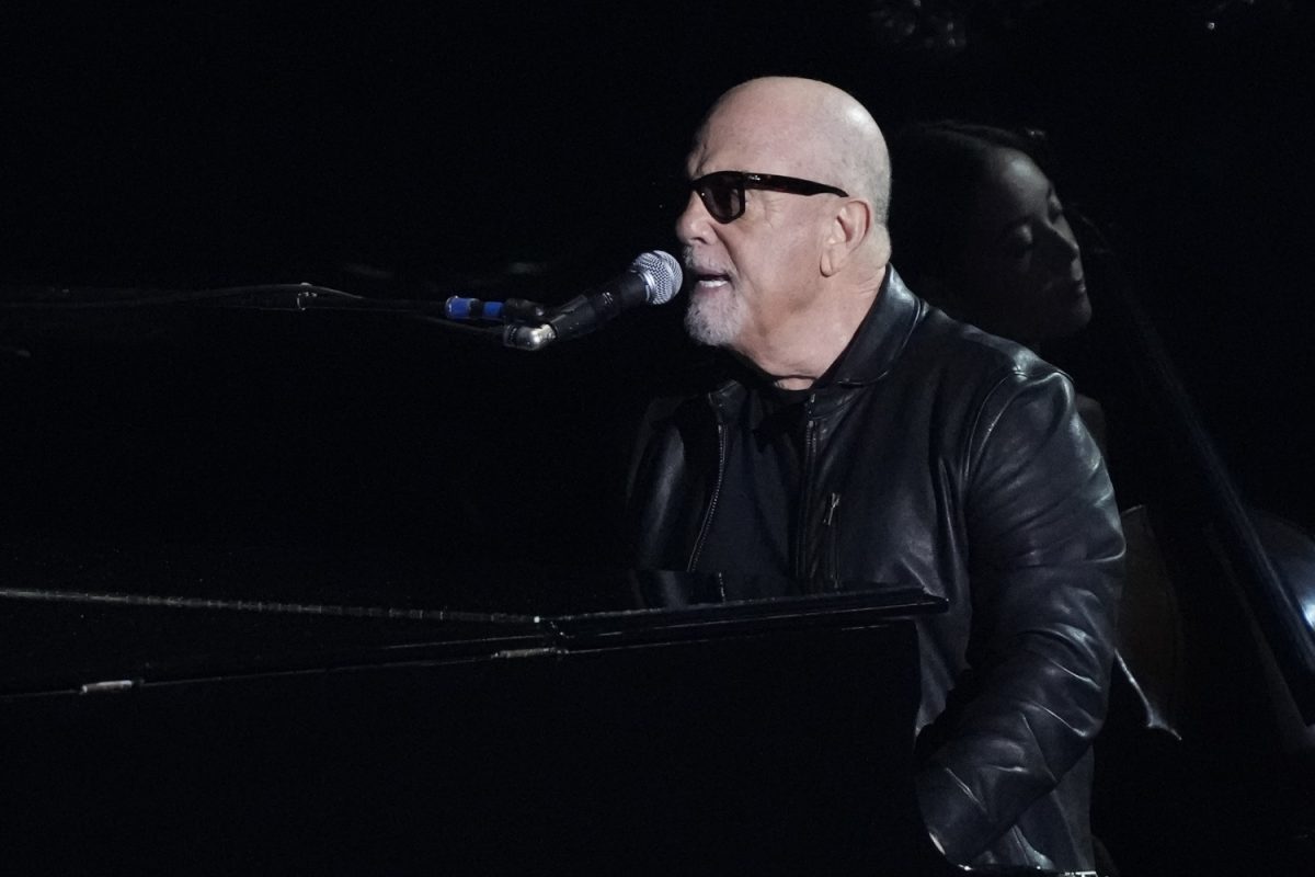 Feb 4, 2024; Los Angeles, CA, USA;  Billy Joel performs Turn The Lights Back On during the 66th Annual Grammy Awards at Crypto.com Arena in Los Angeles on Sunday, Feb. 4, 2024.   Mandatory Credit: Robert Hanashiro-USA TODAY
