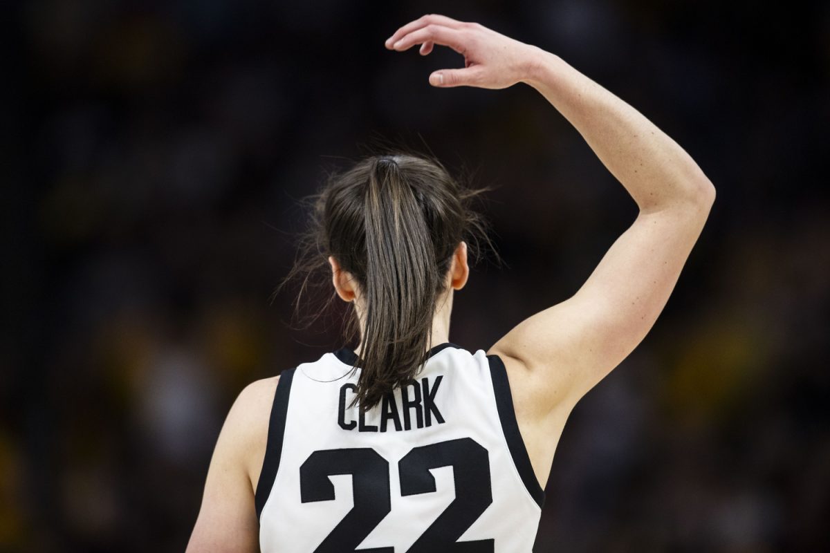 Iowa+guard+Caitlin+Clark+hypes+up+the+crowd+during+a+basketball+game+between+No.+2+Iowa+and+No.+5+Nebraska+at+the+TIAA+Big+Ten+Women%E2%80%99s+Basketball+Tournament+at+Target+Center+in+Minneapolis%2C+Minn.%2C+on+Sunday%2C+March+10%2C+2024.+The+Hawkeyes+defeated+the+Corn+Huskers+in+overtime%2C+94-89.