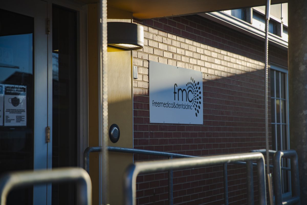 The Free Medical and Dental Clinic is seen in Iowa City on Sunday, March 17, 2024. 