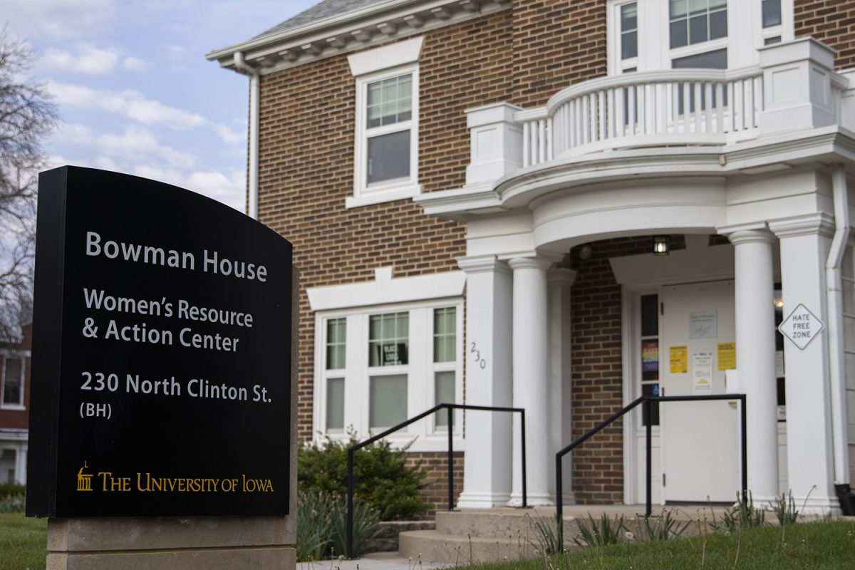 The Womens Resource and Action Center, located at the Bowman House, is seen on Monday, May 10, 2021.