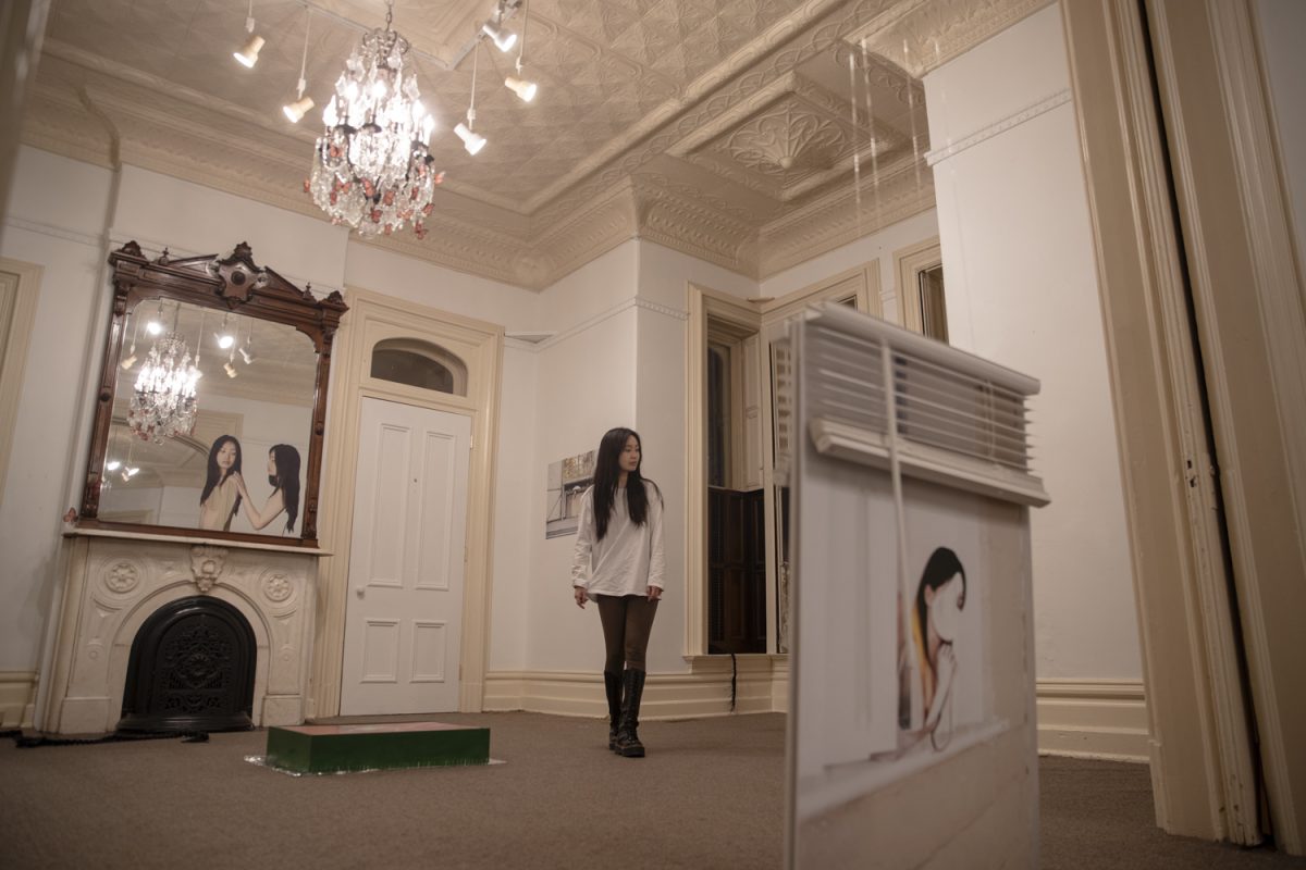 Jiayi Liang’s solo exhibition The Long Season as seen in Public Space One in Iowa City on Thursday, April 18, 2024.