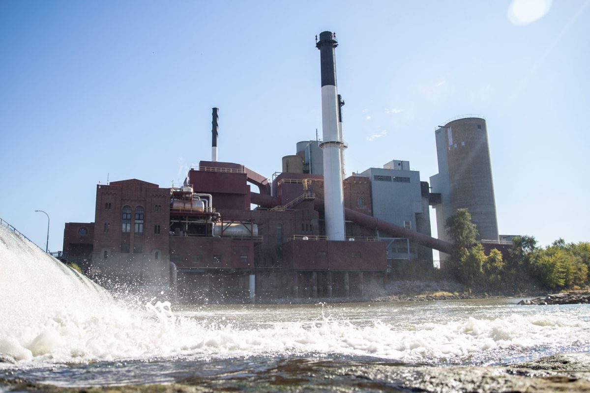 The University of Iowa Power Plant as seen on Oct. 19, 2021. The UI is aiming to go coal-free
by 2025.