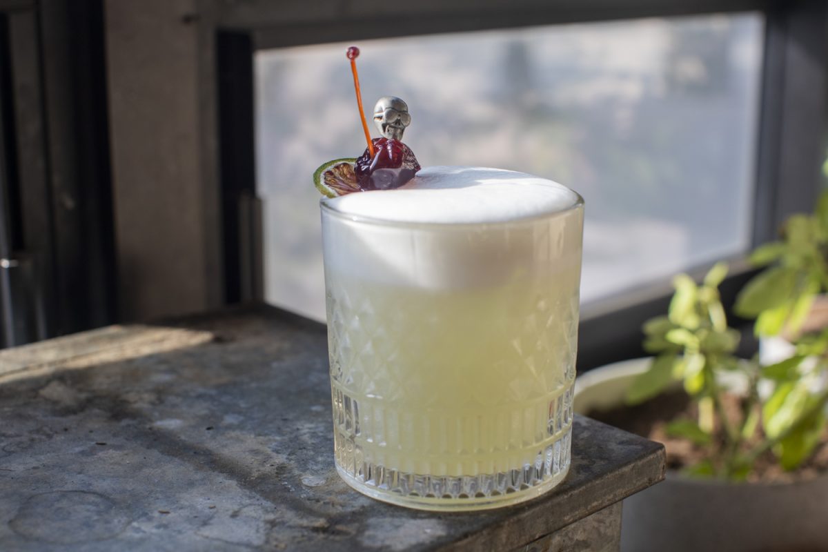 A Double Vision cocktail sits on the counter of Wild Culture Kombucha on Friday, Oct. 11, 2024. The taproom and lounge was sold to Kyle Crossett and Brittany Quaid in 2020.