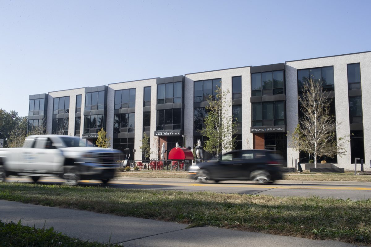 The One University Place building is seen in University Heights on October 3. The businesses in the building would be impacted by a sales tax increase that was proposed in September.