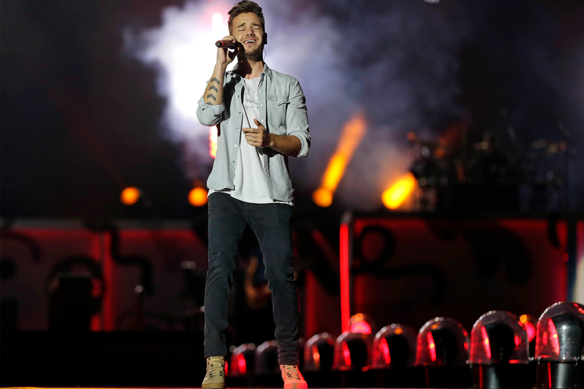 One Direction's Liam Payne sings during the boy band's first (and only) Milwaukee concert at what was then Miller Park on Aug. 25, 2015. Payne, 31, was found dead after, according to authorities, he jumped from a third-floor hotel balcony in Buenos Aires on Oct. 16.