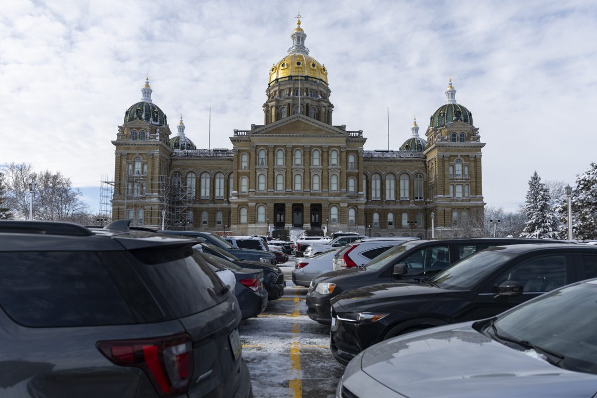 The Iowa State Capitol is seen in Des Moines on Wednesday, Jan. 10, 2024. 