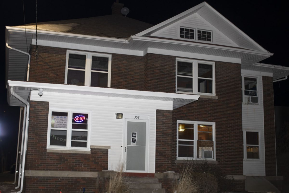 The Latino Native American Cultural Center is seen on 308 Melrose Ave on Monday, Feb. 17, 2025. The Native American Council is no longer being recognized by the University of Iowa.