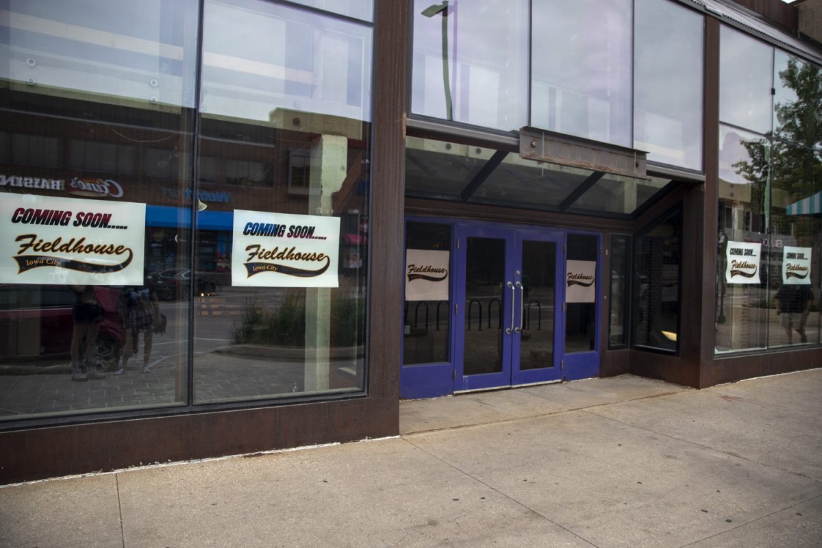 The future location of Fieldhouse is seen on 138 South Clinton Street on Monday, June 30, 2025. The site was previously occupied by Active Endeavors, a clothing store, and will open as a sports bar in the fall. The previous Fieldhouse location in the Pedestrian Mall will be closing and replaced with Hazzard County bar.