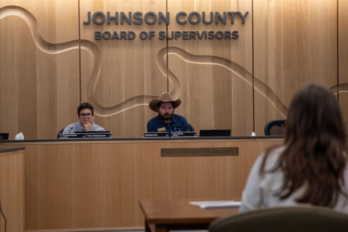 The Johnson County Board met Wednesday morning in Iowa City, Iowa on Oct. 29, 2025. They discussed a number of topics including watershed management.