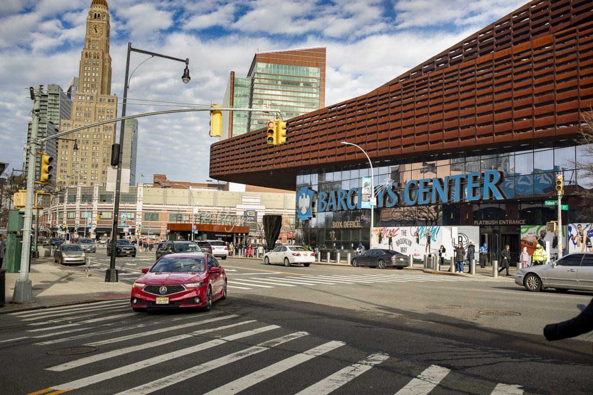 The Barclays Center is seen in Brooklyn, NY on Saturday, Dec. 20, 2025.