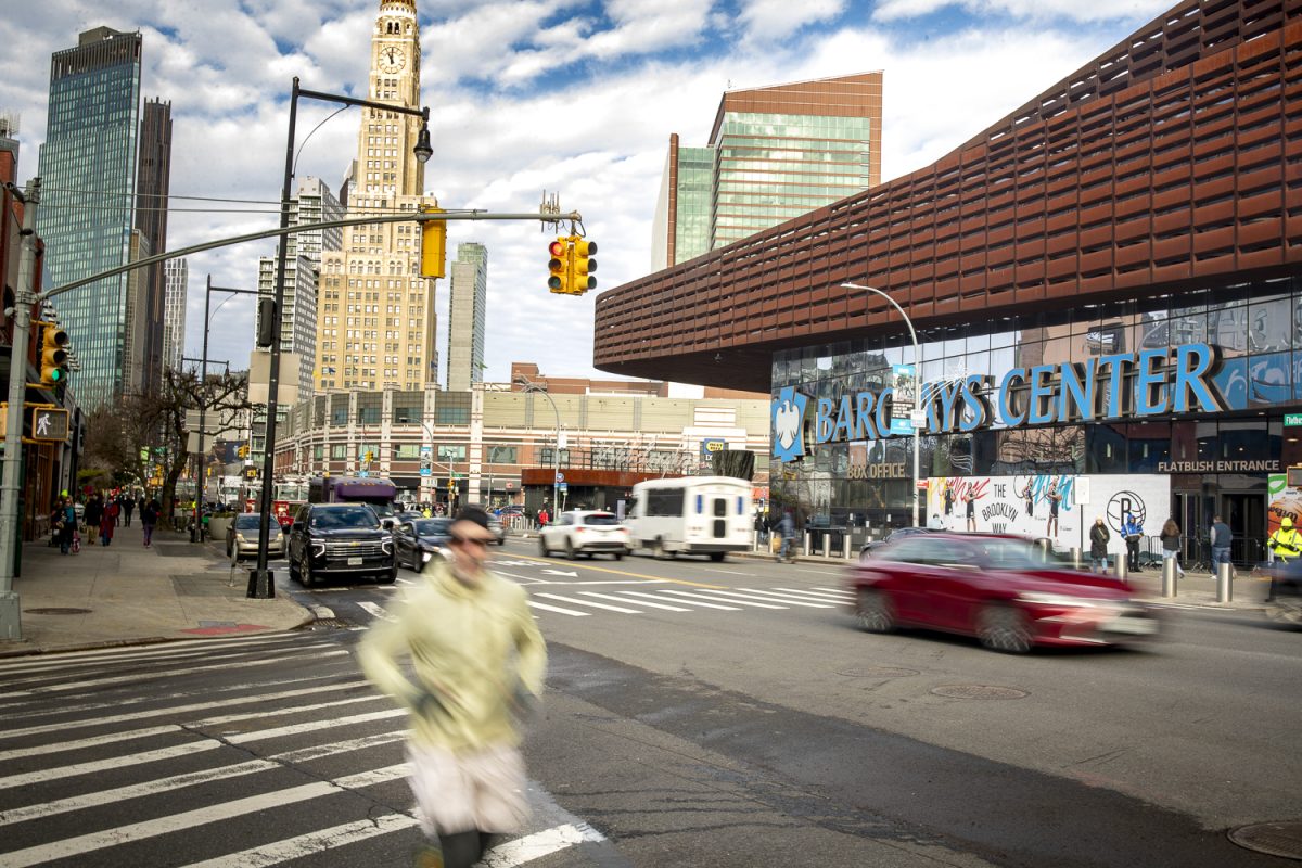 The Barclays Center is seen in Brooklyn, NY on Saturday, Dec. 20, 2025.