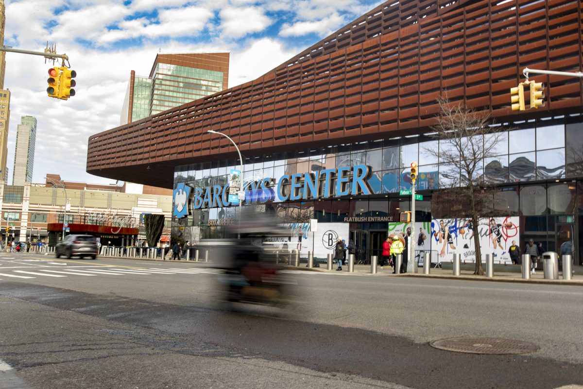 The Barclays Center is seen in Brooklyn, NY on Saturday, Dec. 20, 2025.