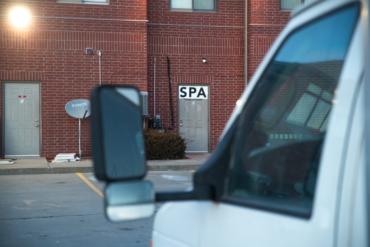 The exterior of a Paradise Spa location is seen in Iowa City on Wednesday, Jan. 28, 2026. The owners of the establishments surrendered their massage therapy license after an investigation revealed a $2.6 million money laundering and prostitution operation. (Mitchell Brinkmeyer / The Daily Iowan)