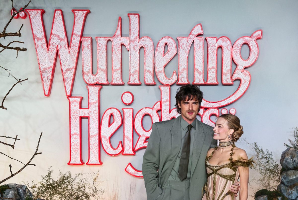Actors Jacob Elordi and Margot Robbie attend the UK premiere of "Wuthering Heights" in London, Britain, February 5, 2026. REUTERS/Jack Taylor