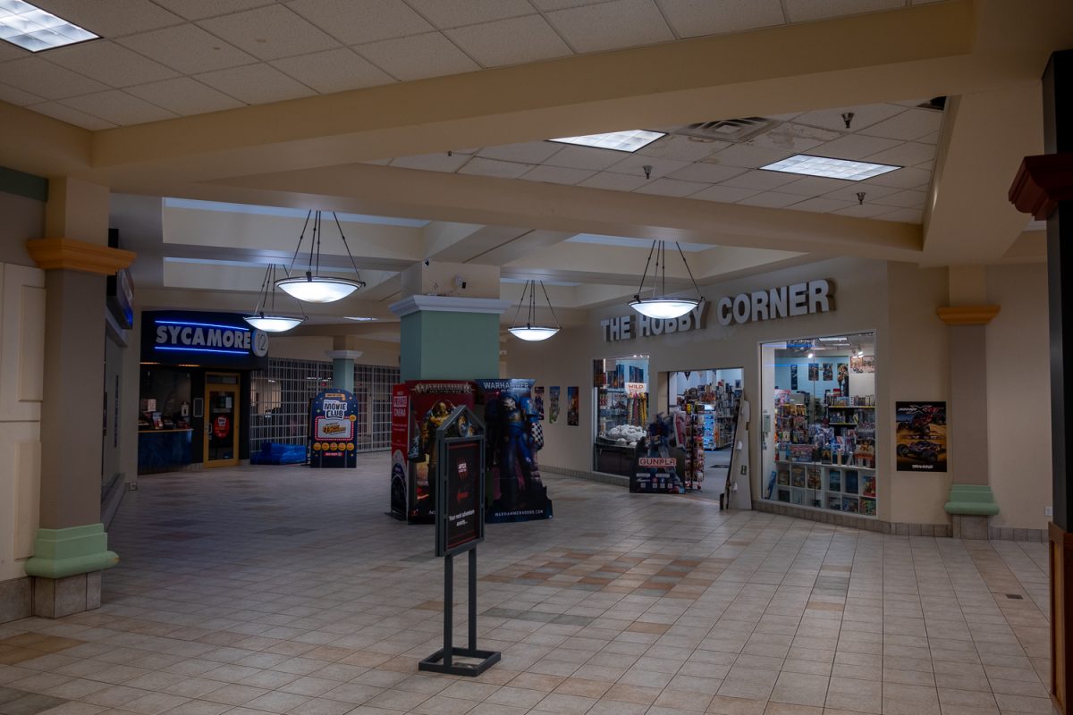 A view of Sycamore Mall is seen in Iowa City, Iowa on Monday, Feb. 16, 2026. The mall is undergoing a renewal project aimed at reshaping the property and surrounding activity. (Grant Monacella/The Daily Iowan)