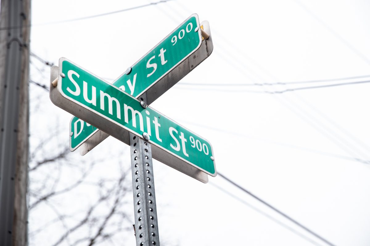North Summit Street is seen in Iowa City, IA, on Thursday, March 5, 2026. In 2024, Iowa City purchased $750,000 of land on the street to develop affordable housing. (Ethan McLaughlin/The Daily Iowan)