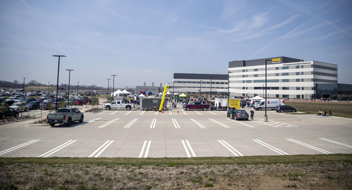 UI Health Care's North Liberty Campus is seen on April 12, 2025.
