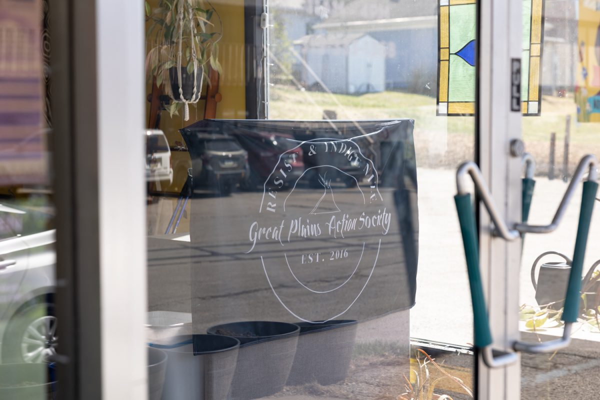 The Great Plains Action Society’s meeting place is seen in Iowa City on Monday, March 30, 2026. The indigenous-led nonprofit plans to establish an innovation hub, including a garden to grow food for local food pantries, on the surrounding land.