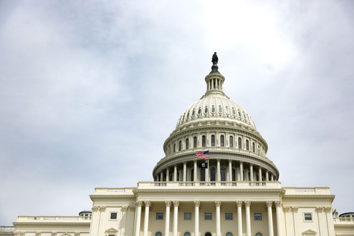 The U.S. Capitol Building is seen in Washington on Wednesday, April 15, 2026.